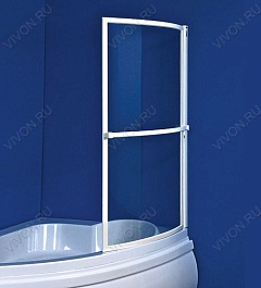 Aessel  Шторка на ванну Aessel Мамба (белый профиль) – фотография-1